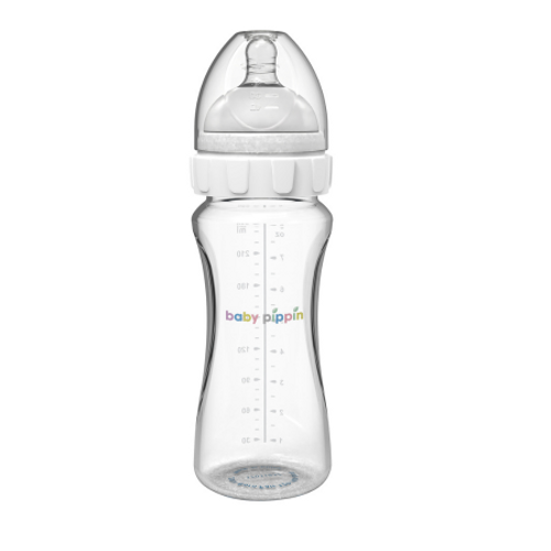 Anti-Colic Baby Glass Bottle 260ml for 7 plus months old